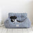 Semi-enclosed dog travel bed for cars, photo from another angle
