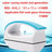 Floating magnetic aquarium glass cleaner on tank glass, view 14