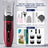 Ceramic Blade Pet Shaver with Guide Combs and Spare Blade Heads