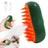 Electric Steam Cat Brush, 3-in-1 Detangling and Deshedding