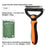 Dog and Cat Grooming Comb, Detangling and Deshedding Undercoat Tool