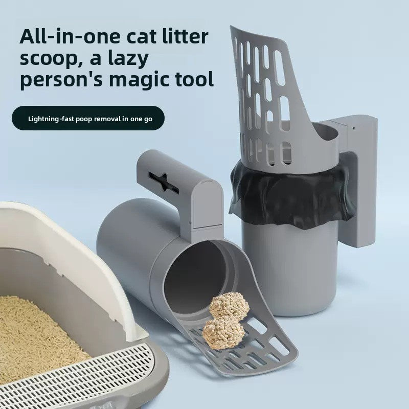 Detachable Pet Litter Scooper for Cats and Dogs with Bags