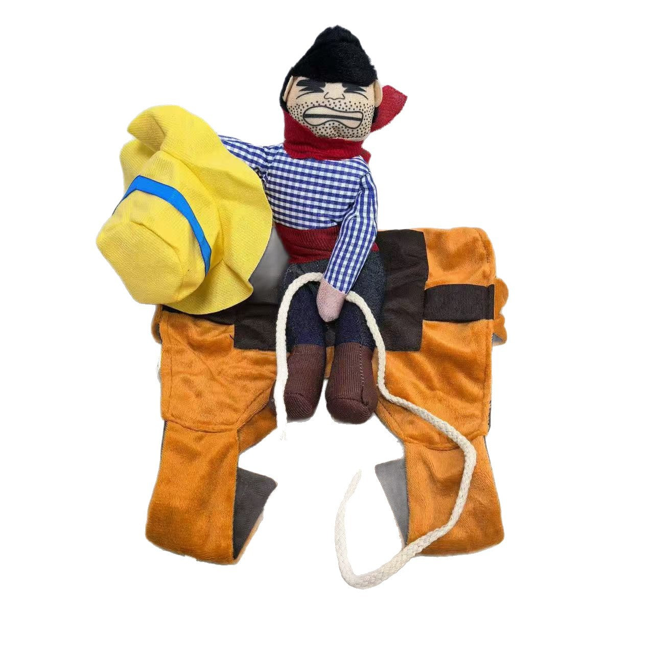 Funny cowboy rider costume for dogs, in Cowboy Rider, sizes Small to Large, image 6