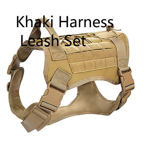Tactical nylon dog harness for medium and large dogs, 3 sizes available