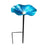 Decorative Wrought Iron Garden Bird Feeder and Bird Bath with Flower Design