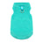Soft hooded pet sweatshirt with pocket in Blue Black Plaid, showing size and shape