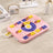 Dog puzzle slow feeder bowl in Square Puzzle Plus, Pink