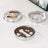 Stainless Steel Slow Feeder Pet Bowl in Bone, Claw or Fishbone Shapes with Stickers