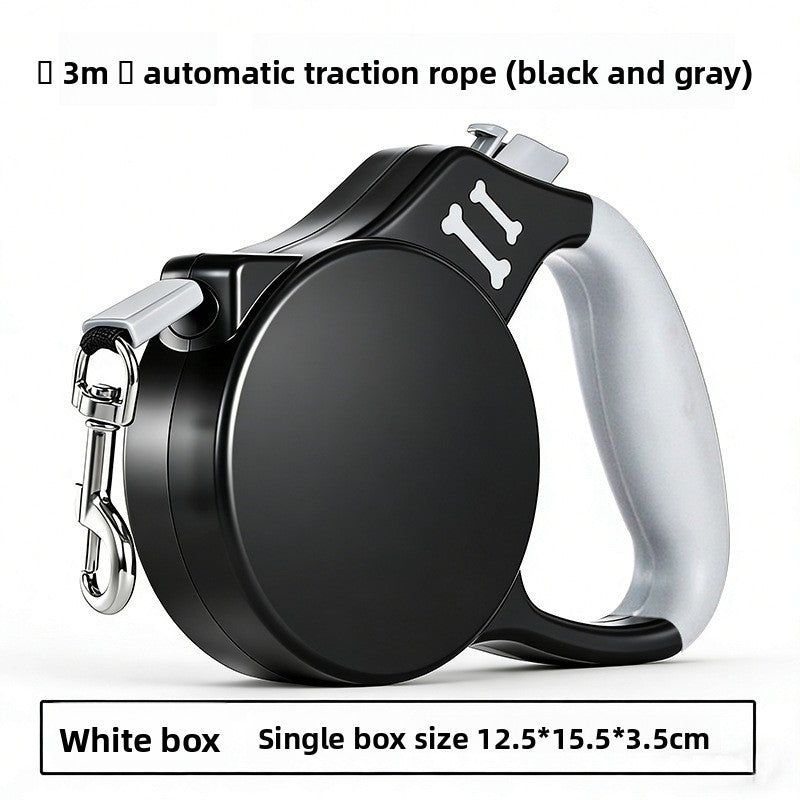 Double ended retractable dog lead for walking two small dogs