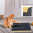 Solid Pine Wood Pet Nail Scratch Board with Sandpaper
