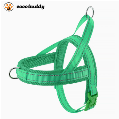 Tactical no escape dog harness in khaki on a large dog