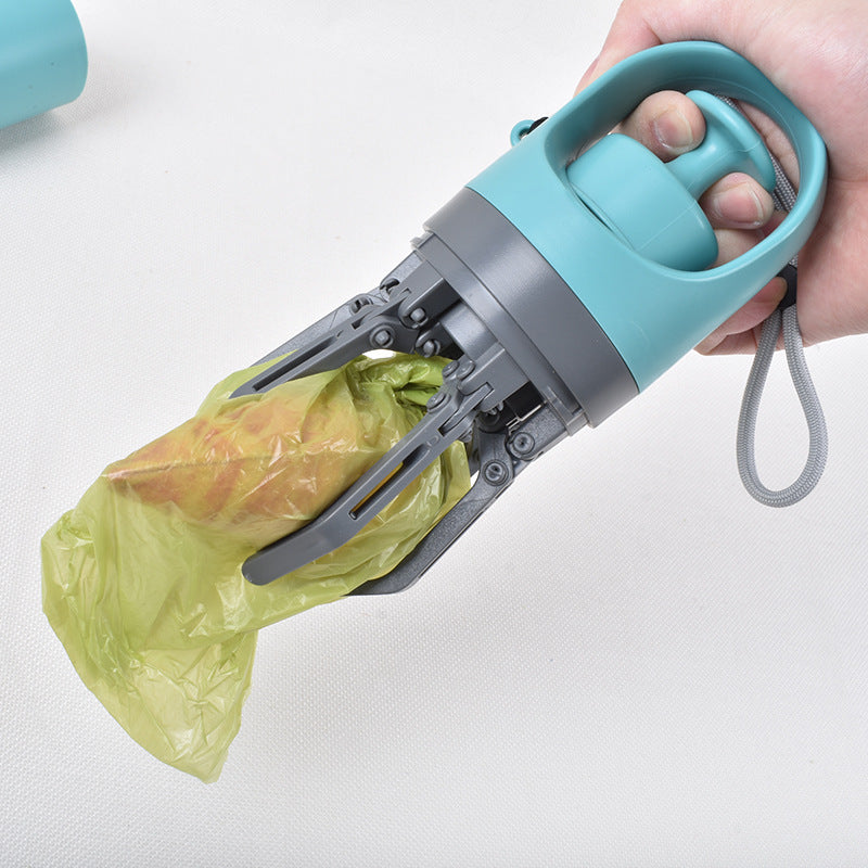 Dog poop picker with claw grabber and bag dispenser, detail photo 3