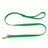 Waterproof PVC dog lead in bright colours in 8 colour options
