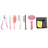 Pet Spa Grooming Kit with Bath Brush, Comb and Nail Clipper