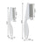 Fine-Tooth Steel Flea Comb with Rounded Pins and Comfort Grip