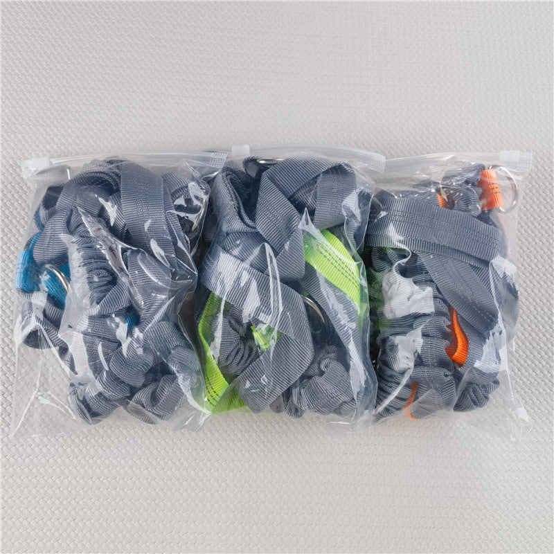Hands-free reflective waist lead for dogs and cats, close-up detail view