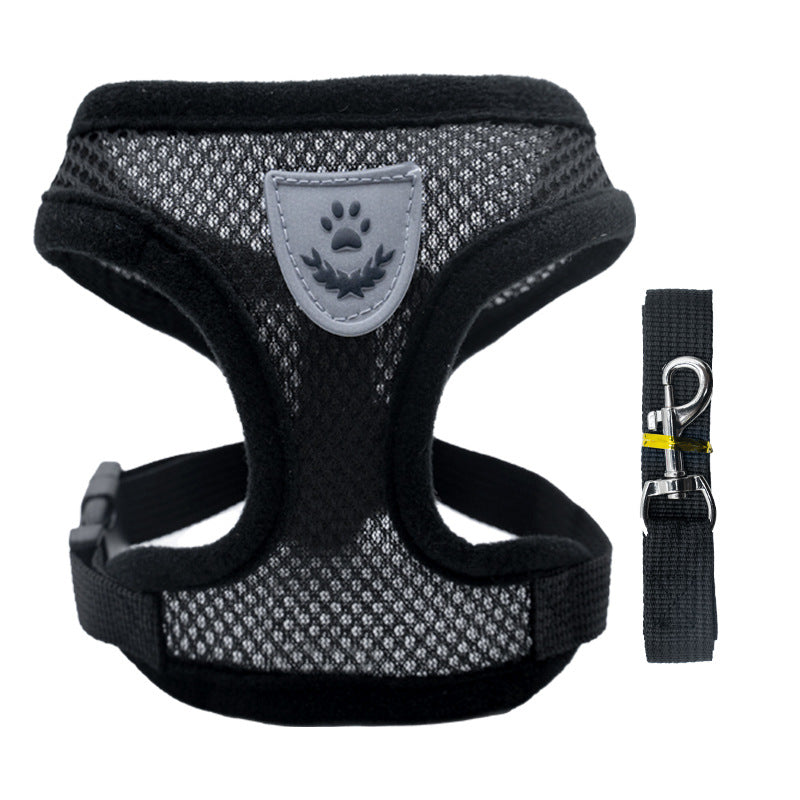 Small pet mesh harnesses in nine bright colours