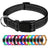 Reflective nylon dog collar in 11 colour options