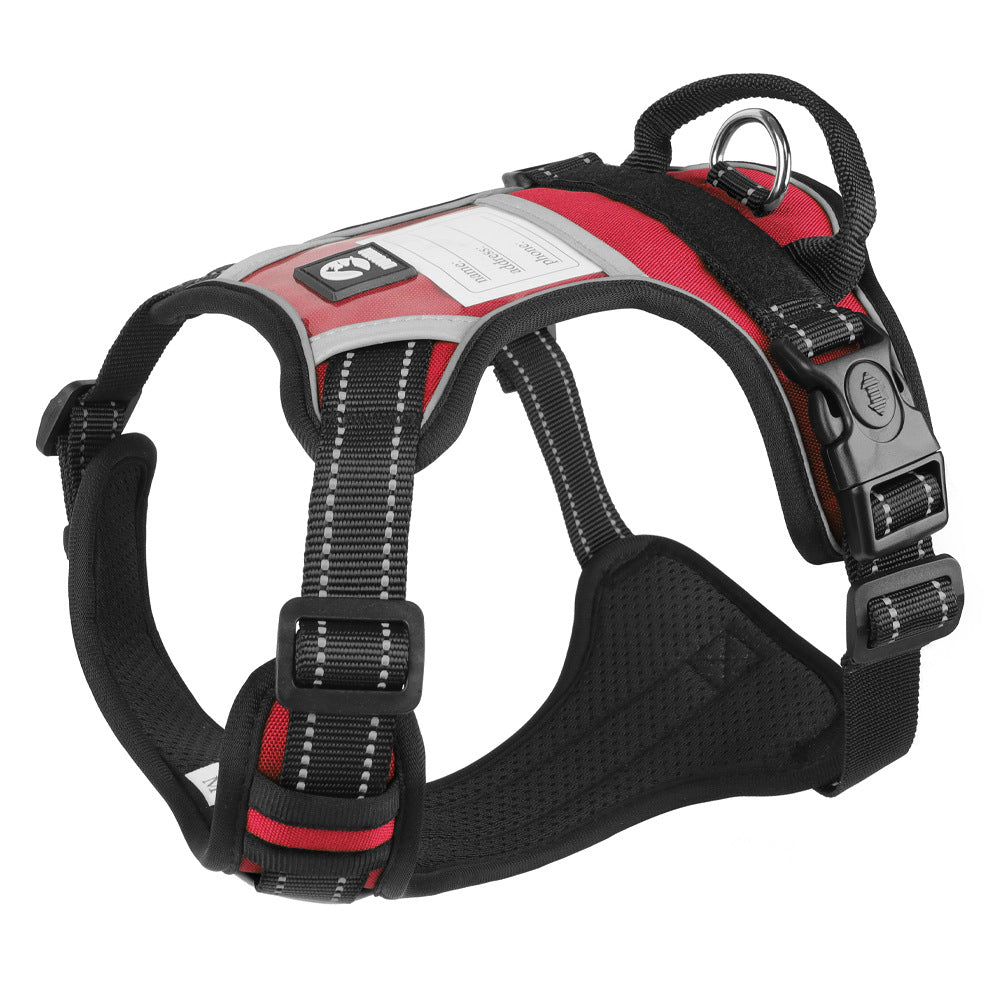 Reflective Dog Harness Anti-Explosion Pet Harness Vest