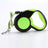 Long retractable dog lead with collar in 2 colour options