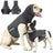 Snug fit dark grey dog wrap vest with ear hood, product image 10