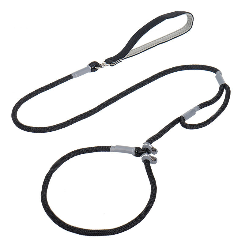 Anti-escape fabric dog slip lead with adjustable loop, product image 8