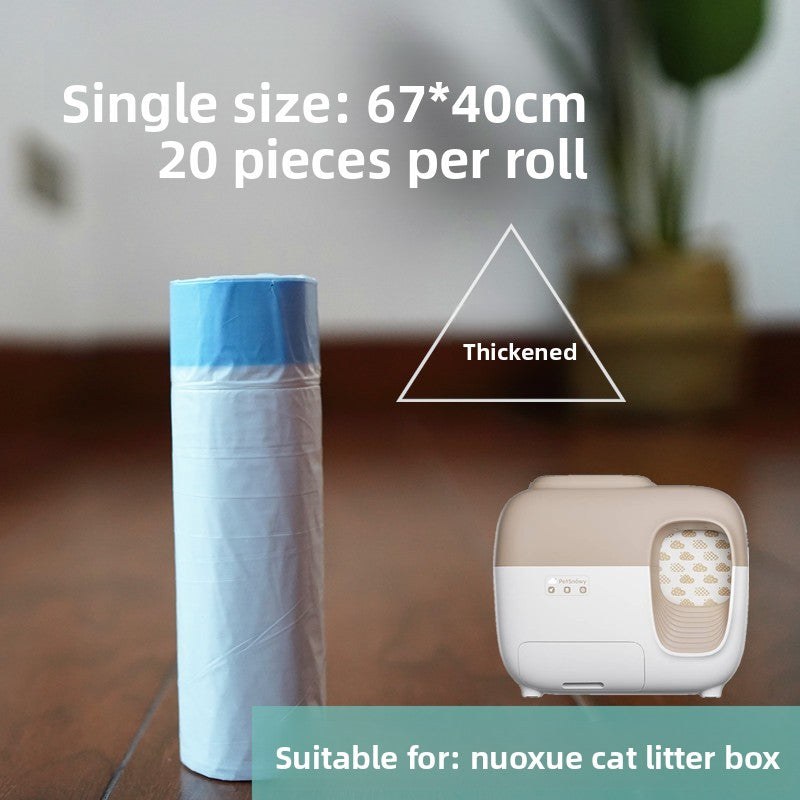 Handmade Cotton Linen Door Curtain for Cat Litter Boxes