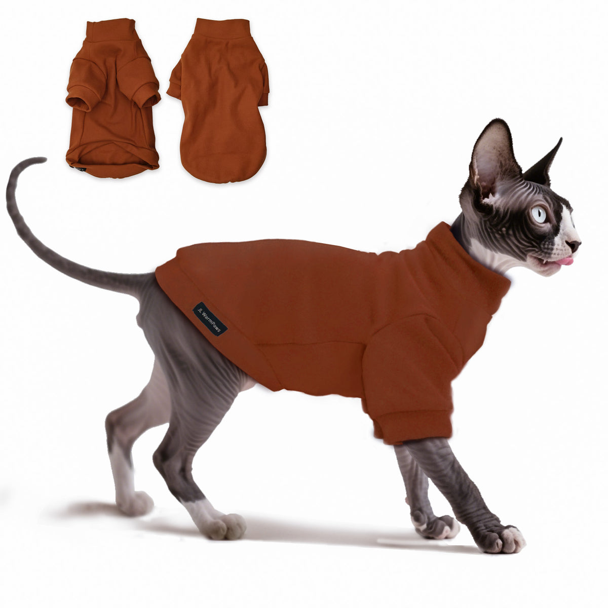 Breathable two leg pet tops in stripes and plain colours