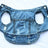 Distressed denim dog vest with lead hole, available in 2 colours, image 3
