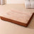 Removable washable plush dog sleeping mat in forest green, photo 10