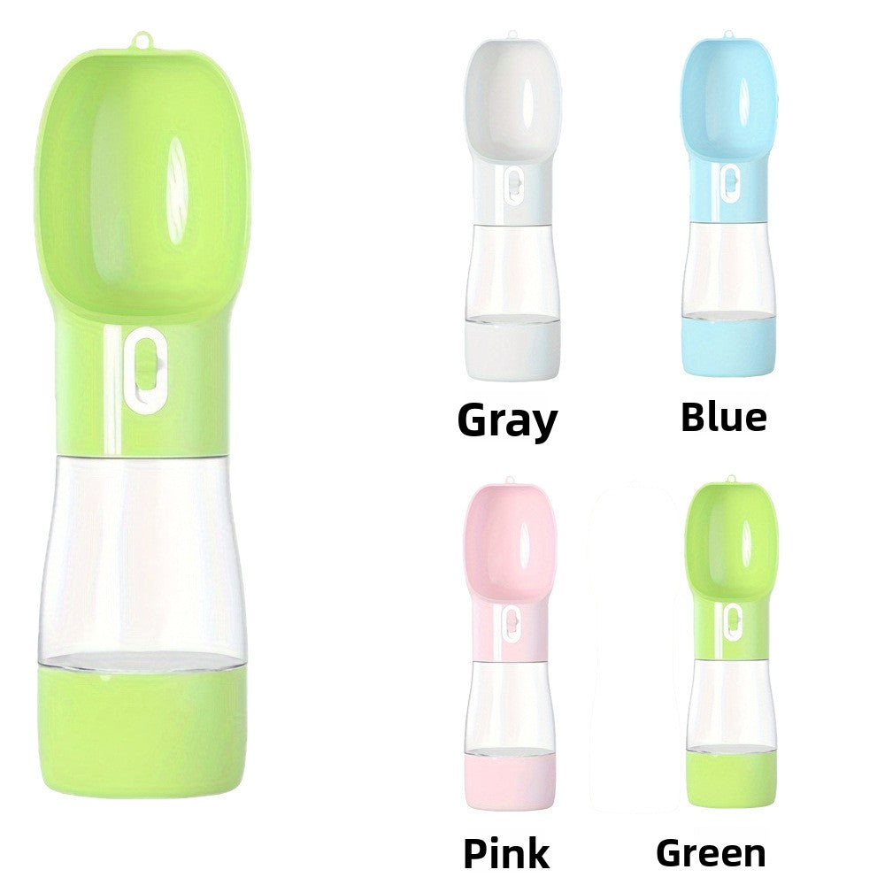 Portable Plastic Pet Water Cup for Travel and Outdoor Walks in Multiple Colours