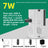 Submersible three in one aquarium filter pump for fish tanks, view 6