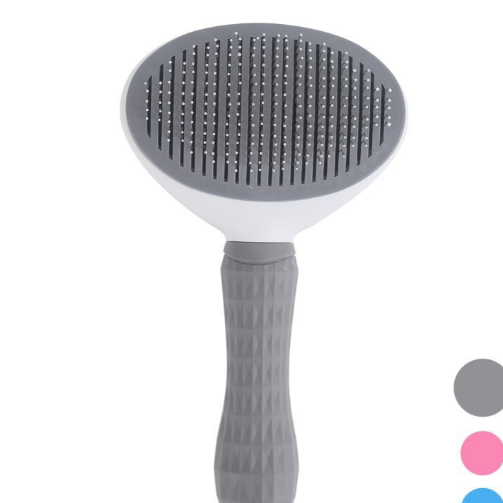 Self-Cleaning Fine-Tooth Dematting Comb for Dogs and Cats