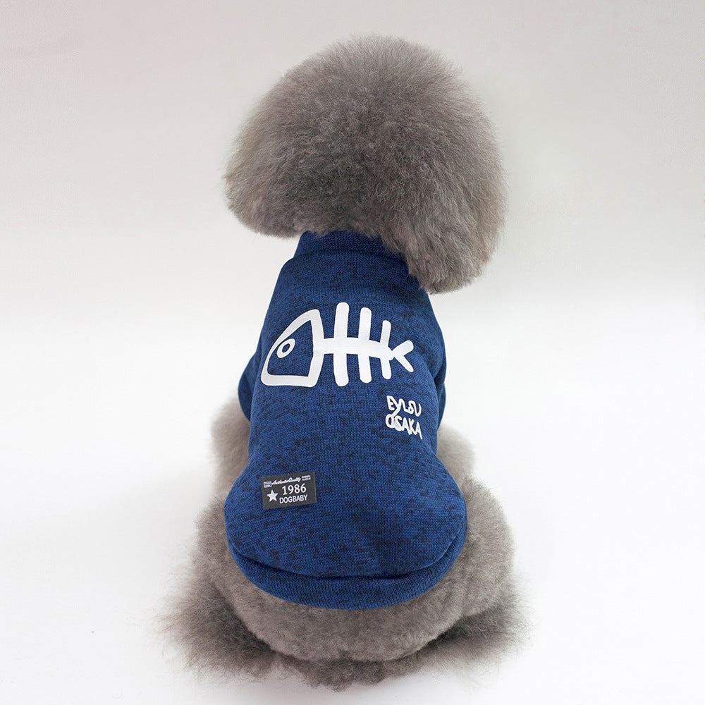 Herringbone knit cotton dog jumper, available in 2 colours, sizes Small to 2XL, image 8