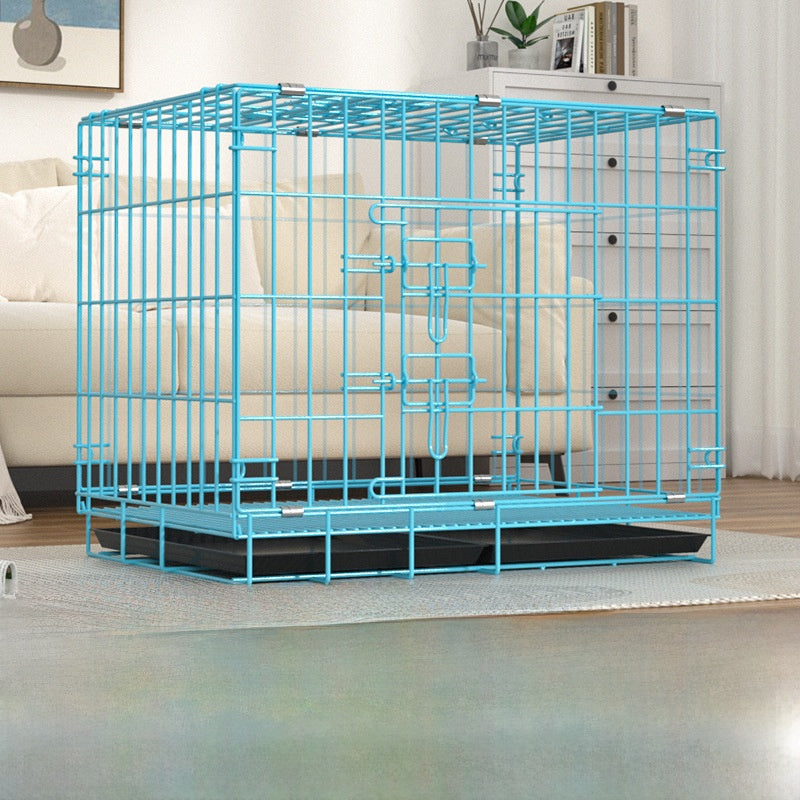 Foldable iron pet crate for small dogs, detail photo 20