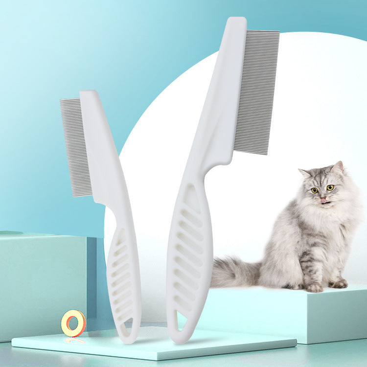 Pet Spray Massage Comb with Soft Pins for Loose Fur on Dogs and Cats