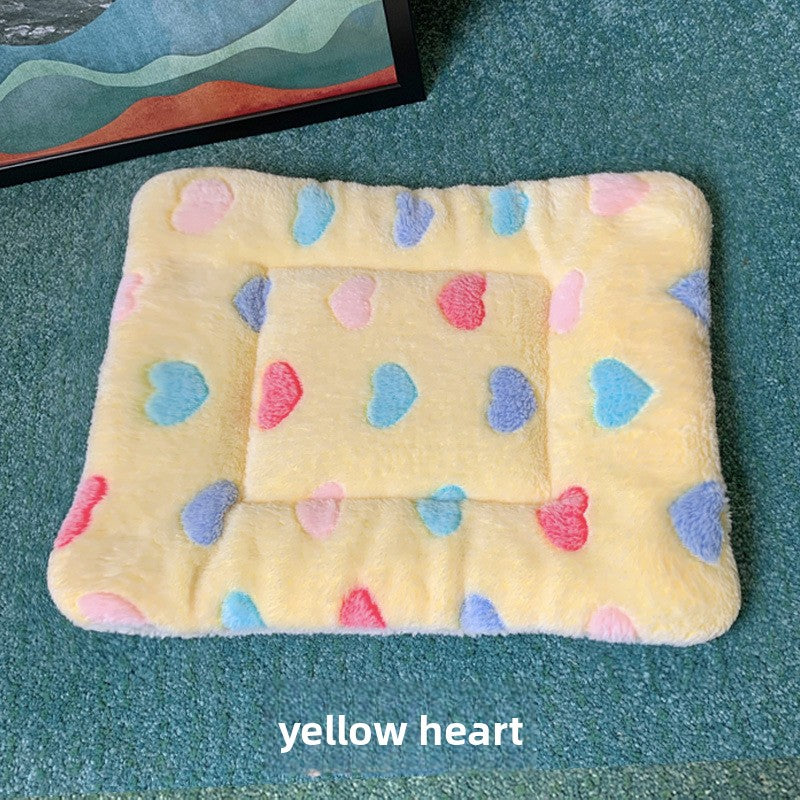Plush flannel pet blanket mat with cute print, photo 28 of 55