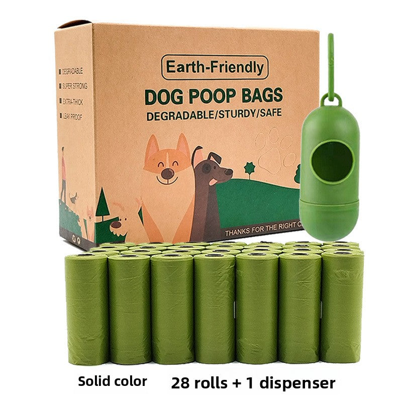 Scented Biodegradable Dog Poop Bags with Dispenser, Bulk Rolls
