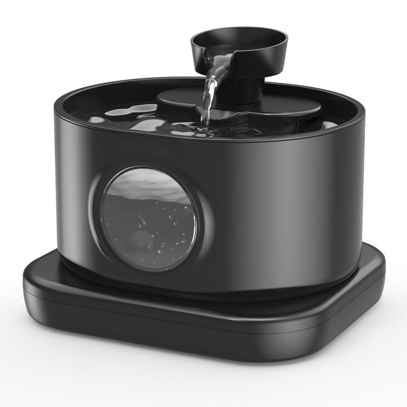 Cordless Stainless Steel Pet Water Fountain with Motion Sensor and Type-C Charging