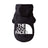 Dog face print sweatshirt for dogs in Black with Small Label, side view