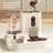 Automatic Cat Feeder and Water Dispenser with Sliding Cover and Controlled Portion Release