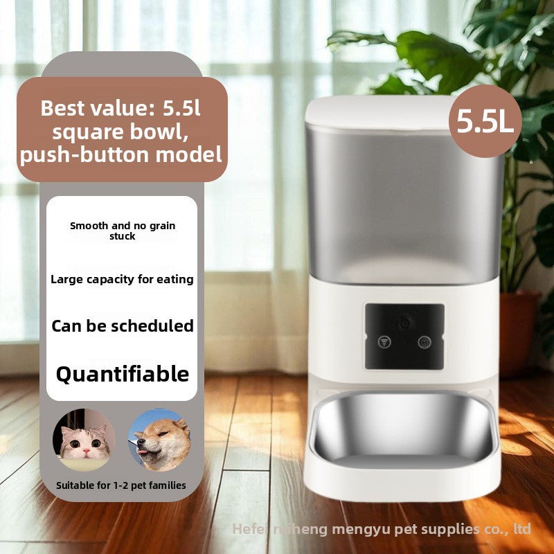 Automatic Pet Feeder with Smart Timer and Camera