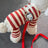 Striped four leg dog top with lead ring, available in 2 colours, image 2