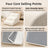 Beige detachable foam pet steps with grey sides, photo 2