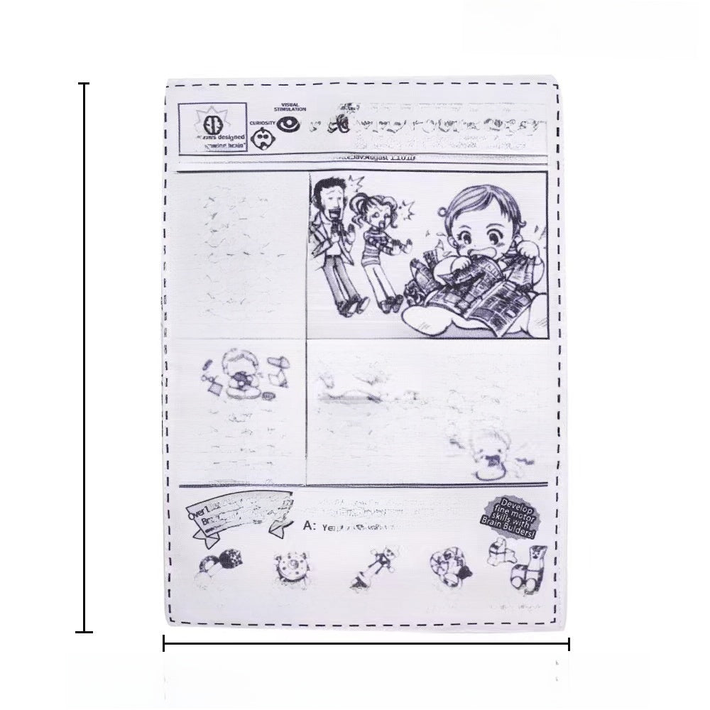 Playing card jack design crinkle dog toy on white background - photo 6