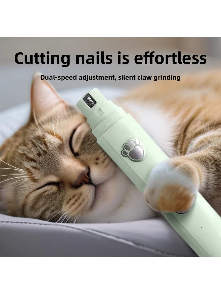 LED Electric Dog Nail Grinder with Multiple Grinding Heads