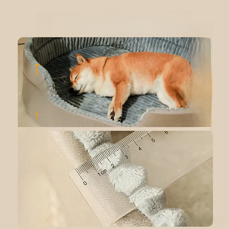 Four-season pet bed with cushion pad for dogs and cats, photo 5