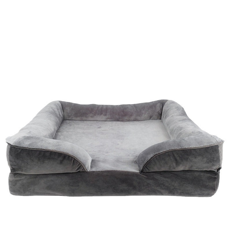 Detachable Plush Pet Sofa Bed