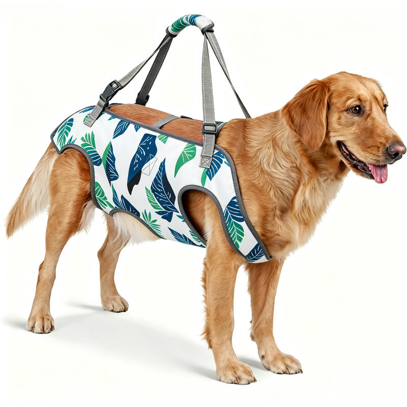 Reflective dog harness with lift handle for older dogs, view 44