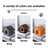 Grey enclosed cat cave bed with removable washable cover